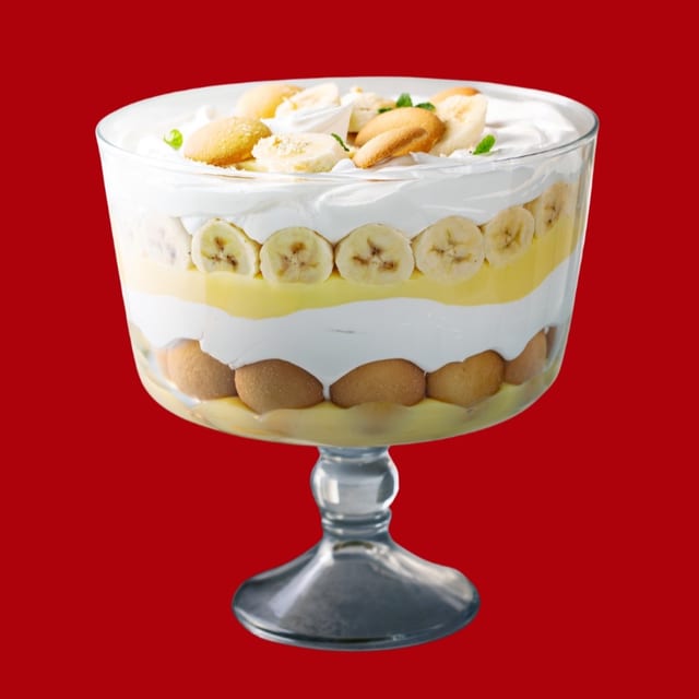 STRAWBERRY BANANA PUDDING.